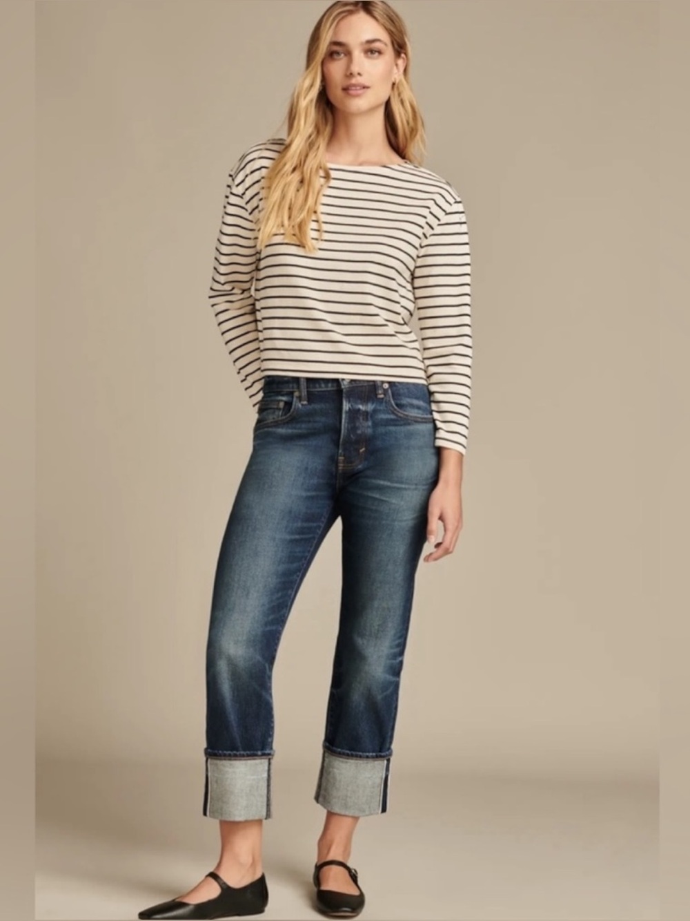 LUCKY BRAND LUCKY LEGEND Jeans Selvedge 90’s Loose High Rise Crop Women’s 6/28